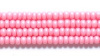 Czech Seed Bead Coated Pearl Opaque Rose Pink 11/0 